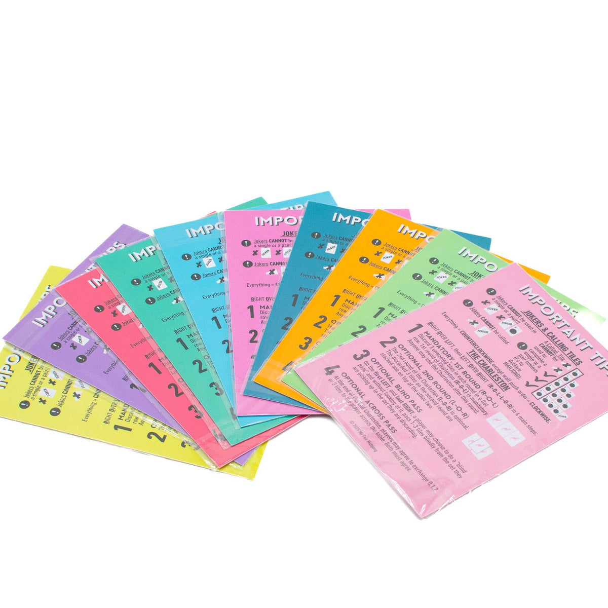 MAHJONG SHUFFLE CARDS